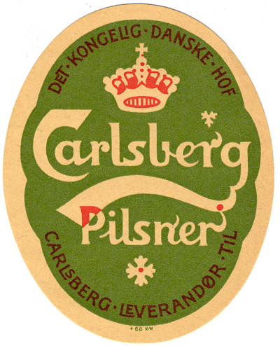 Microbrewery beer label from Hong Kong Carlsberg 